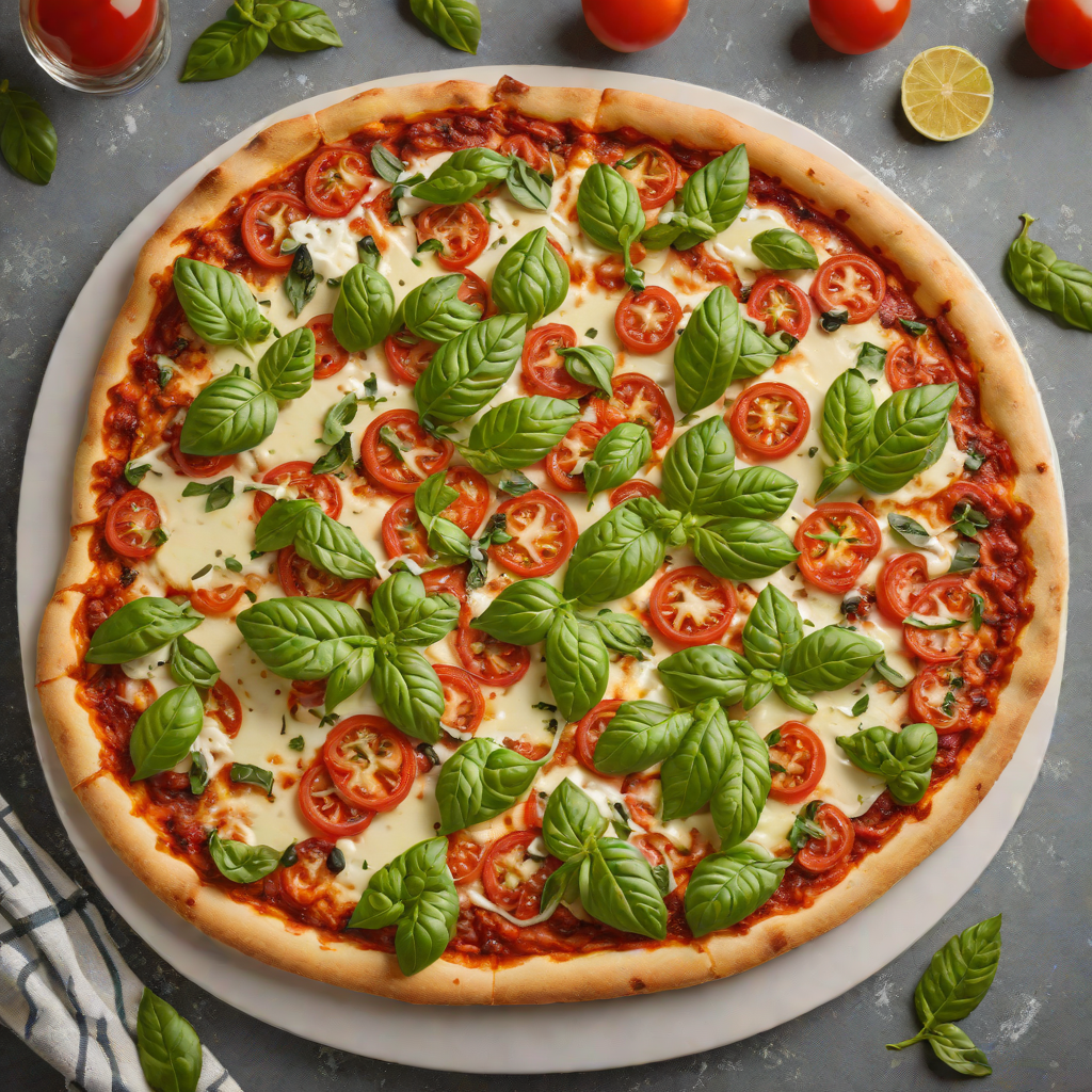 Classic Margherita Pizza with Fresh Basil