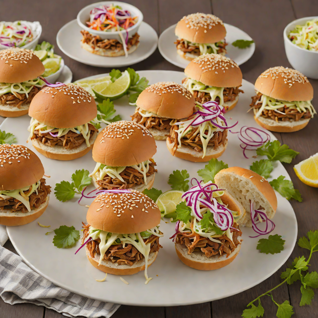 St. Peters-Style Pulled Pork Sliders with Tangy Coleslaw