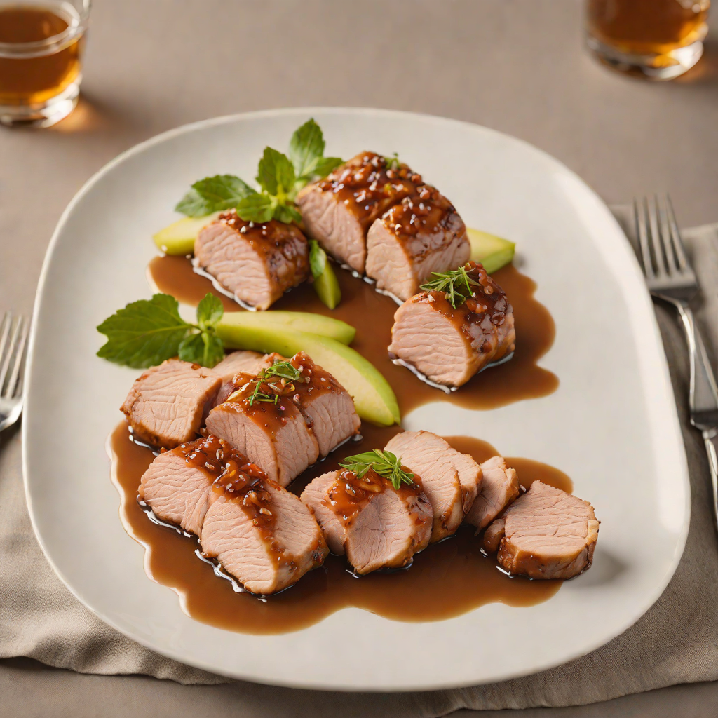 Pan-Roasted Pork Tenderloin with Regional Apple Cider Reduction
