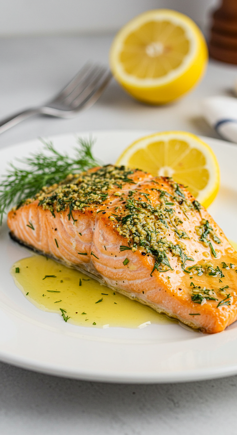 Butter-Basted Salmon with Dill and Lemon