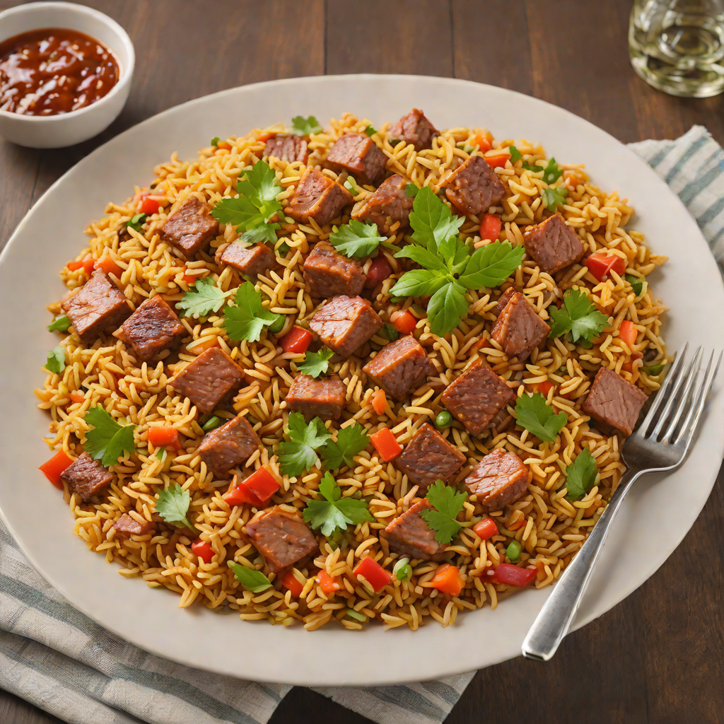 Smoky Cajun Sausage and Pork Jambalaya