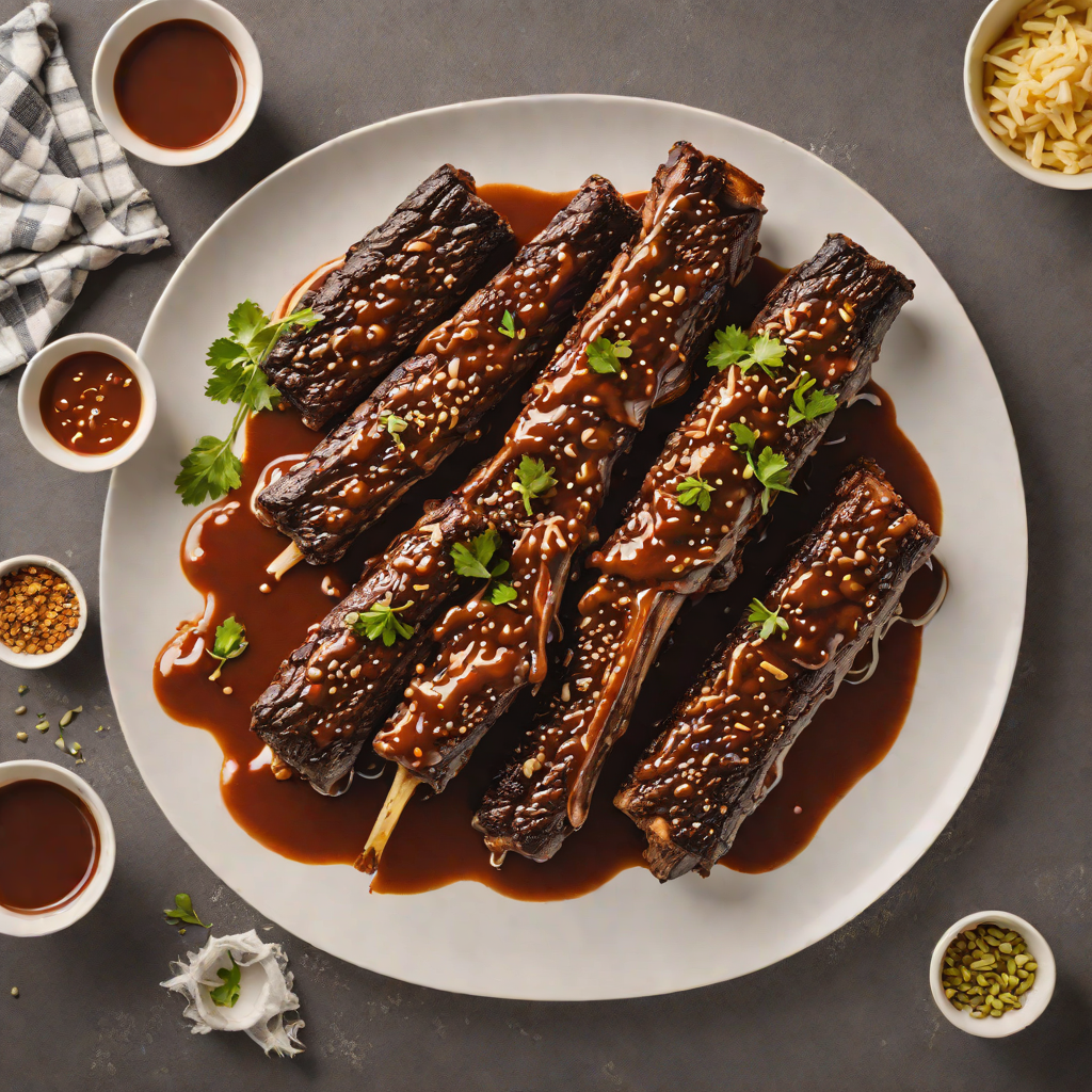 Southern-Style Slow-Cooked Beef Ribs with Sweet Mop Sauce