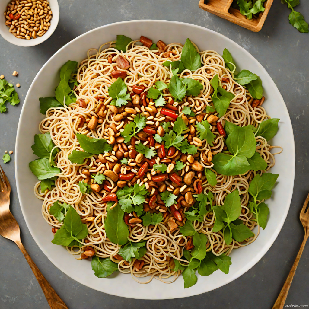 Burmese-Style Tamarind and Peanut Noodle Salad