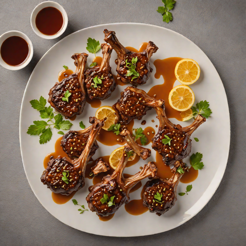 Ethiopian Coffee-Spiced Honey Glazed Lamb Chops