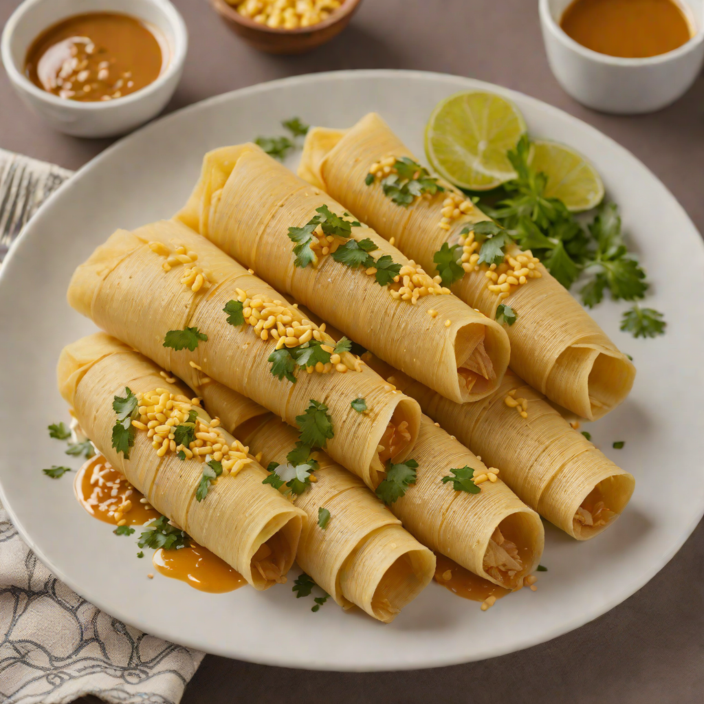 Steamed Guatemalan Chicken Tamales with Corn Masa