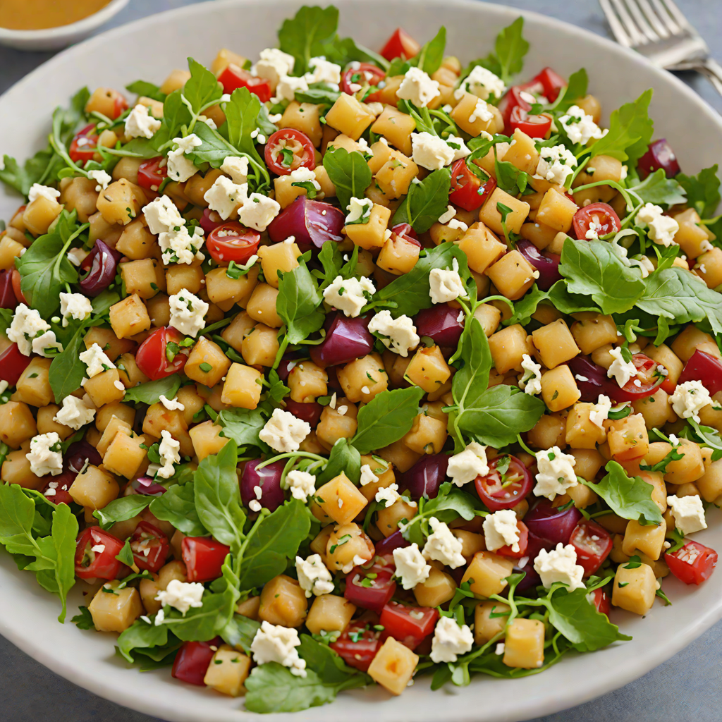 Half-Harvest Mediterranean Chickpea and Feta Salad