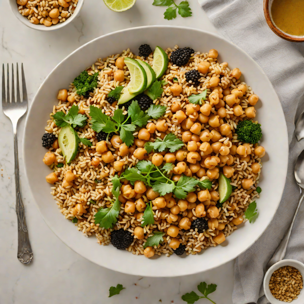 Half-Marathon Energy Boosting Chickpea and Quinoa Bowl