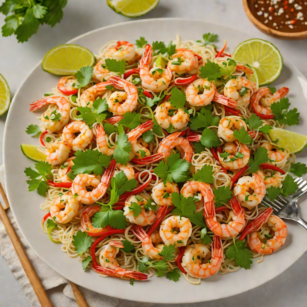 Spicy Ginger-Lime Shrimp Stir Fry