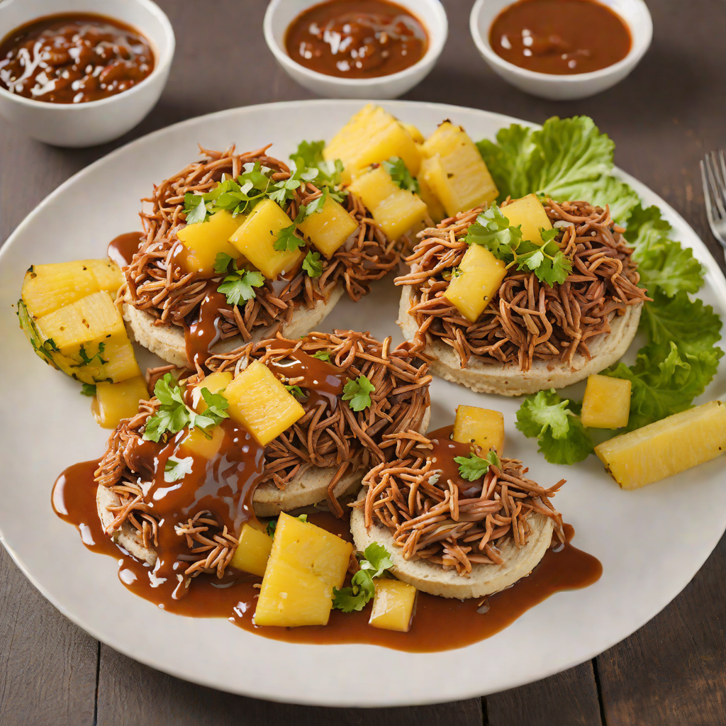 Tiki-Inspired Pulled Pork with Pineapple BBQ Sauce