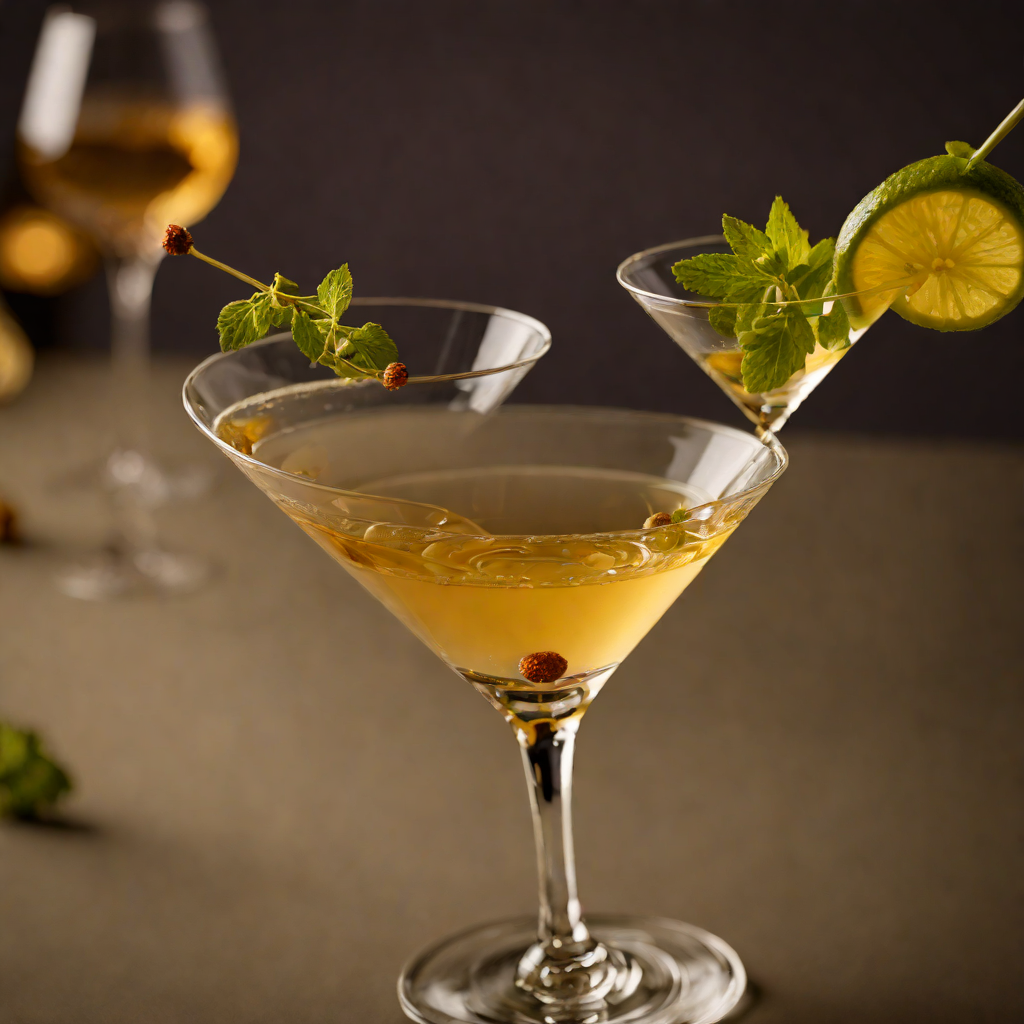Honeyed Herbal Stirred Martini