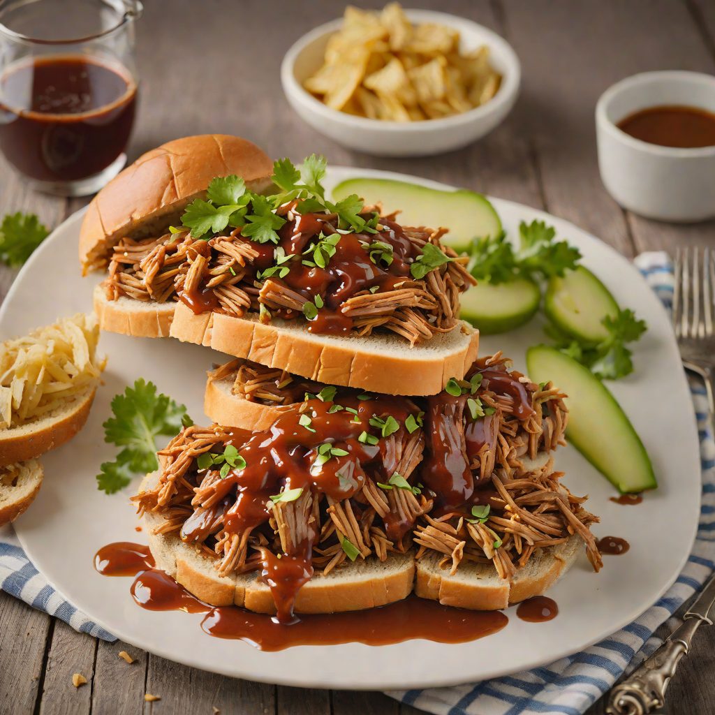 Slow-Cooked Pulled Pork with Spiced Southern BBQ Sauce