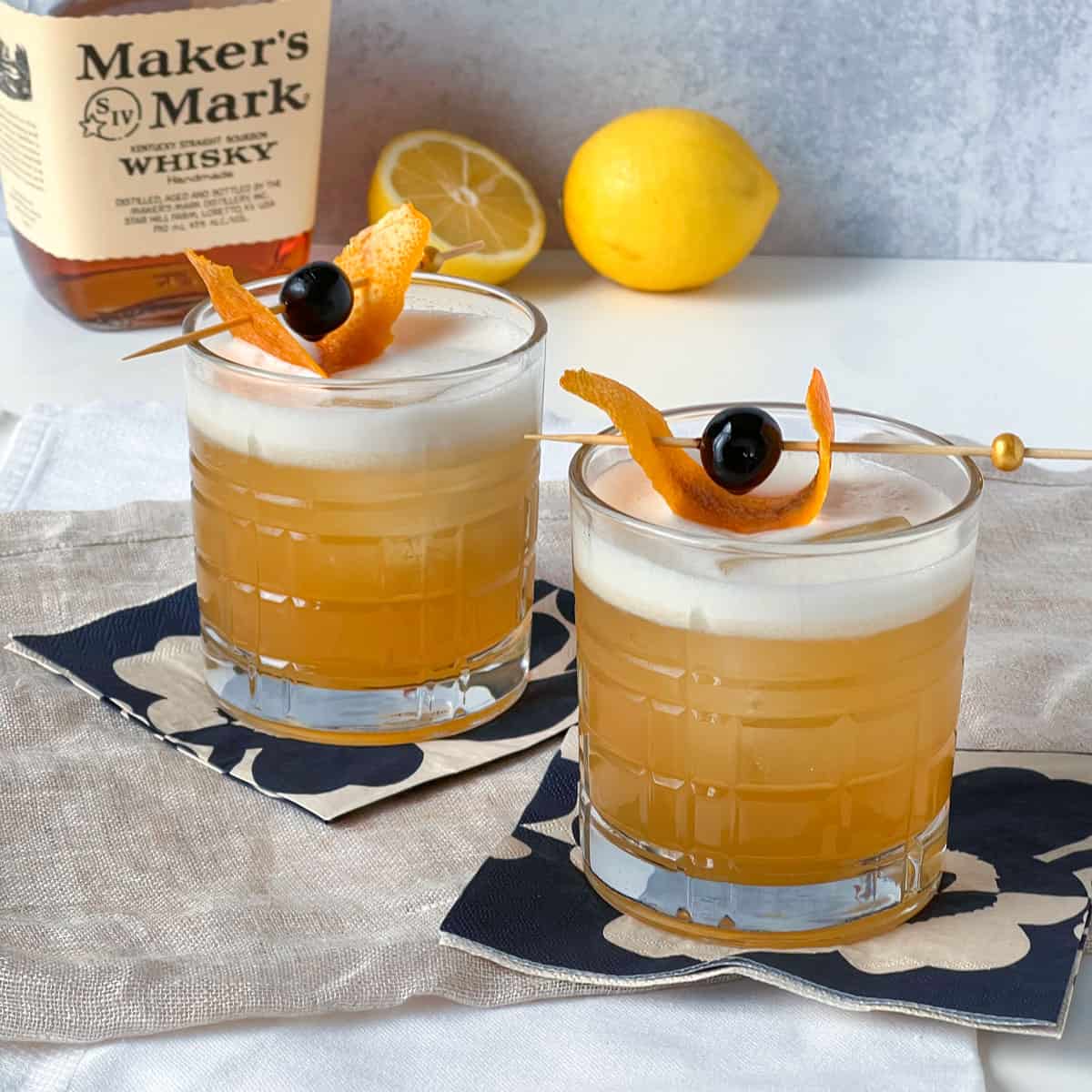 Sweet Harmony Whiskey Sour