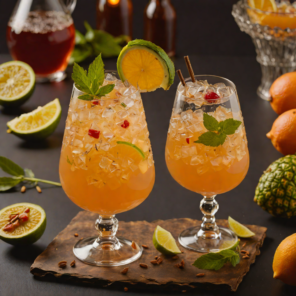 Tropical Popularity Spiced Rum Punch