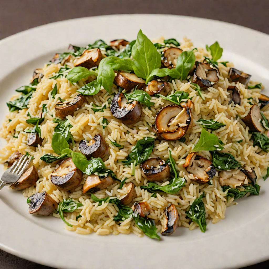 Half-Baked Mushroom and Spinach Risotto