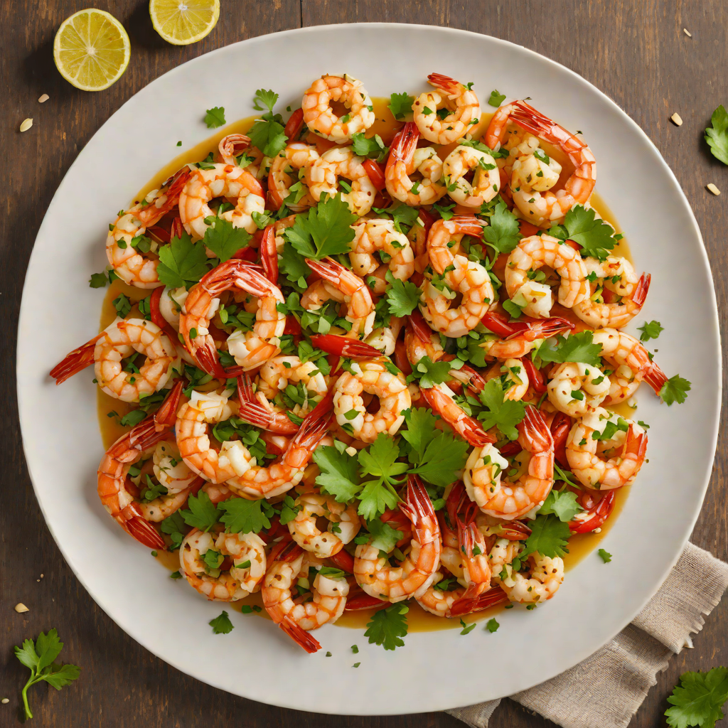 Sautéed Garlic Shrimp with Chili and Parsley