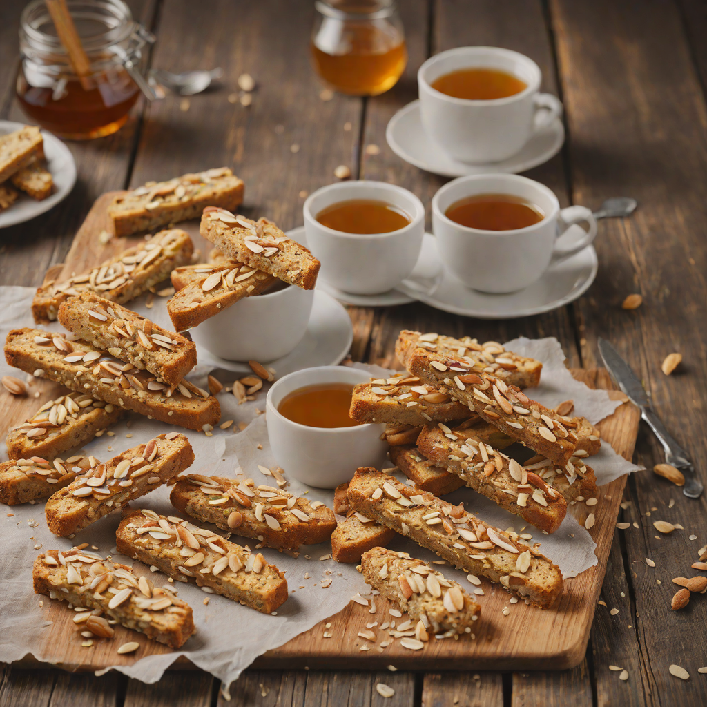 Italian Almond and Honey Biscotti