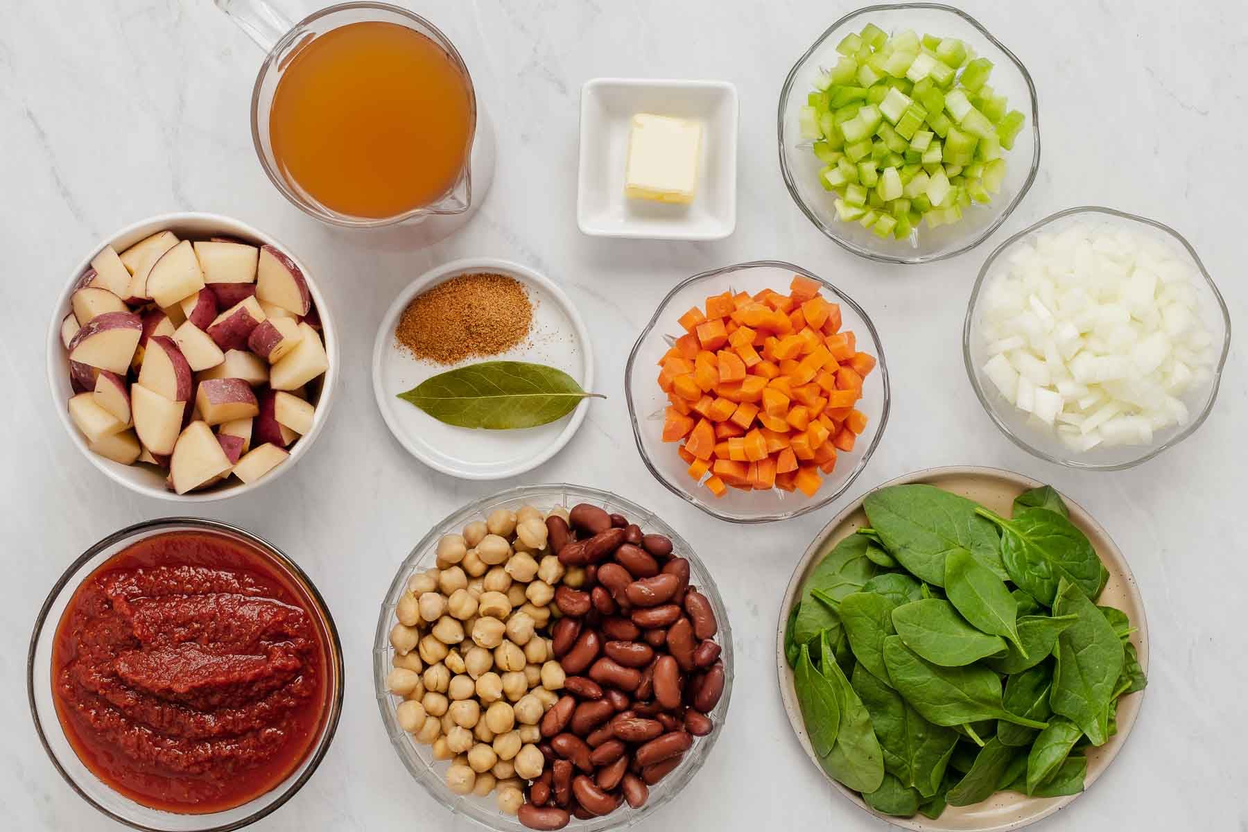 Budget Bean and Root Vegetable Soup