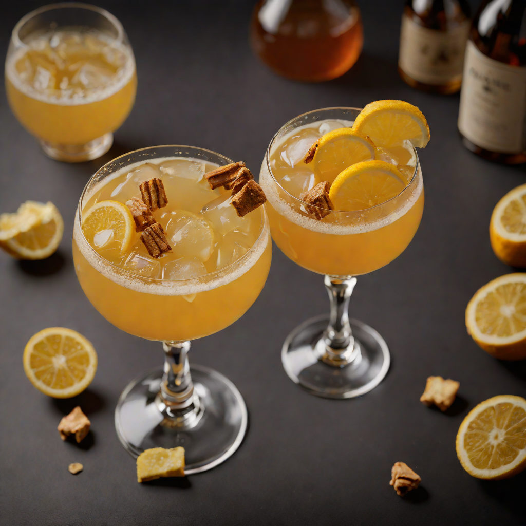 Ginger-Honey Whiskey Sour