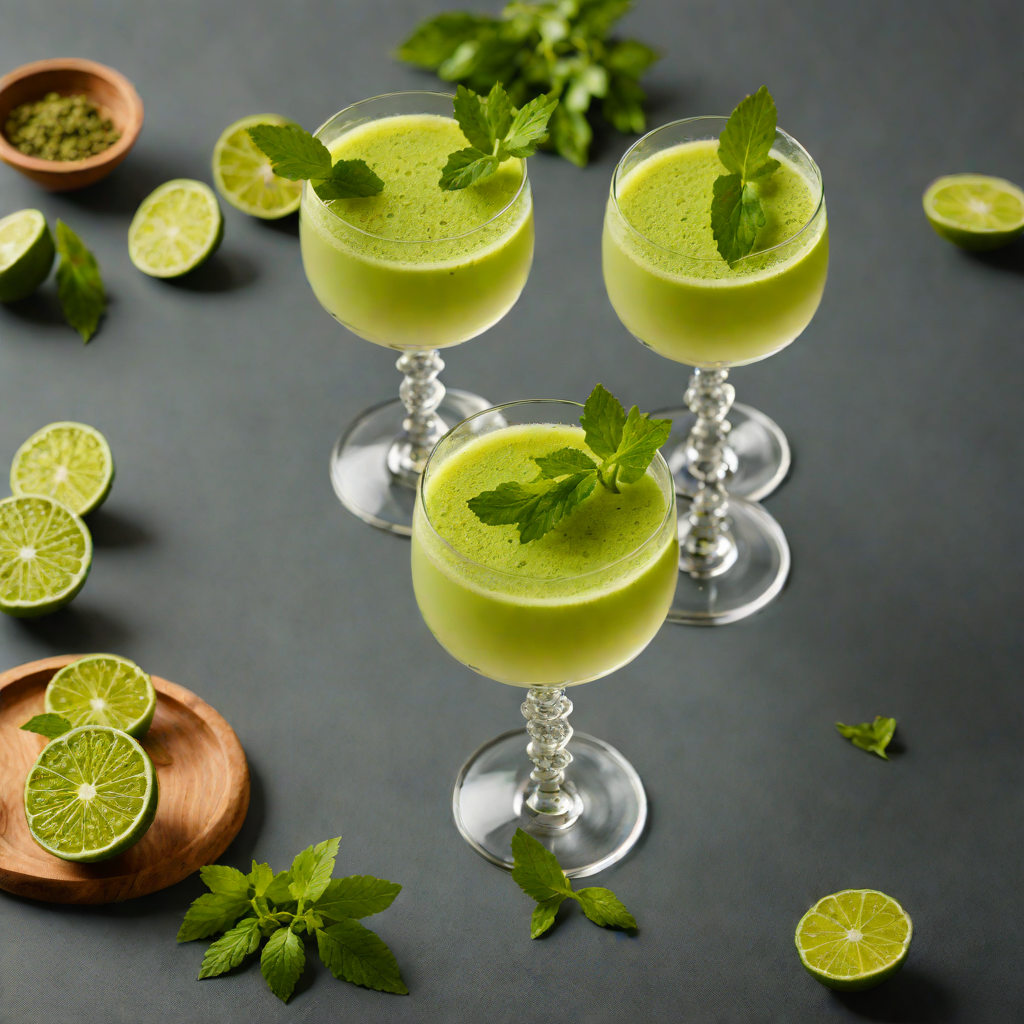 Herbal Matcha Gin Sour