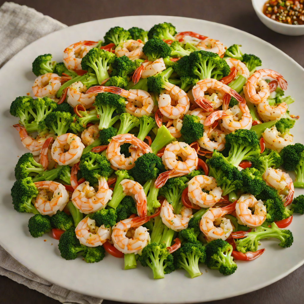 Shrimp Stir-Fry with Ginger Garlic and Broccoli