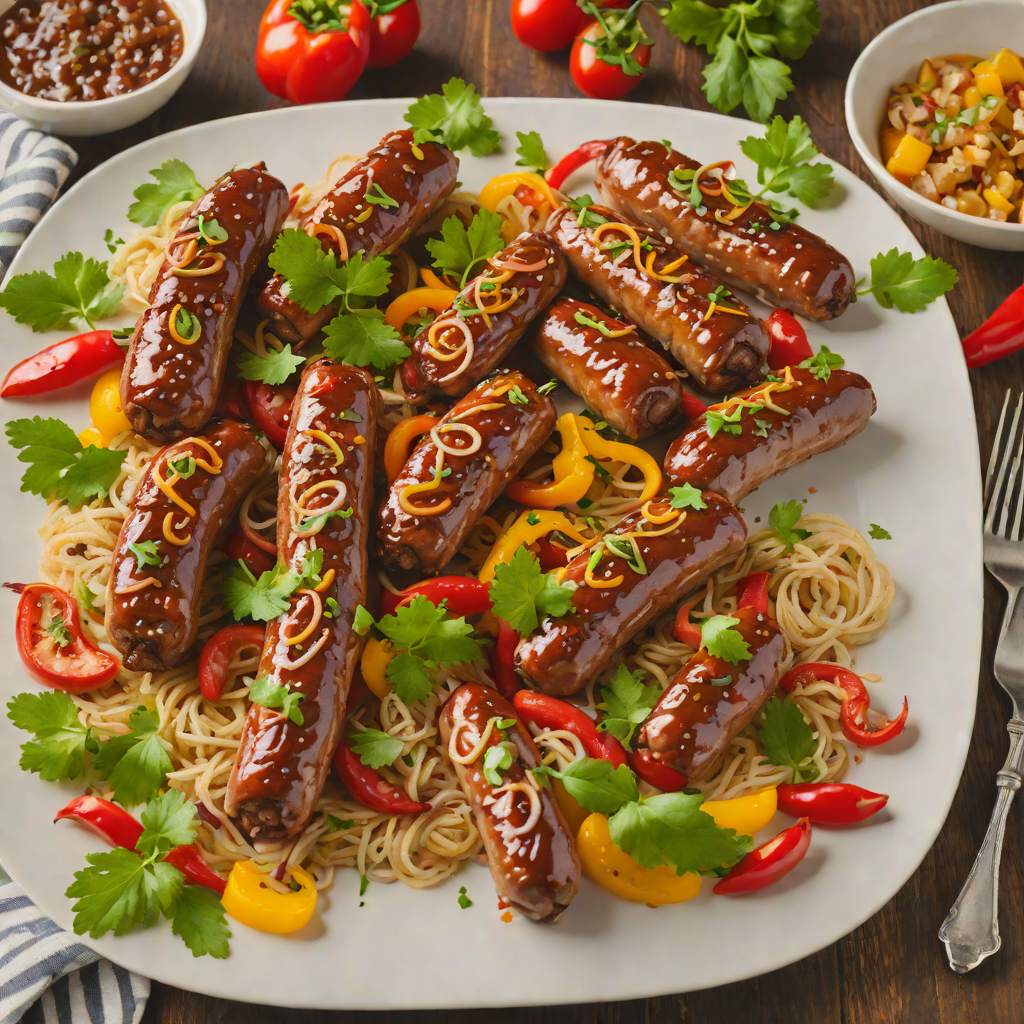 Sheet Pan Roasted Bratwurst with Caramelized Onions and Peppers