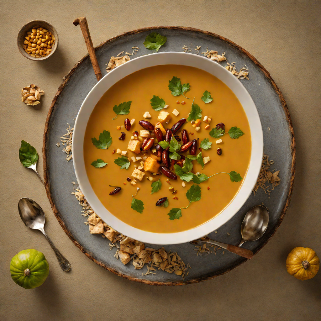 Spiced Pumpkin and Kakadu Plum Soup