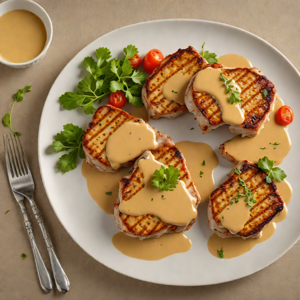 Pan-Seared Pork Chops with Milwaukee Mustard Sauce