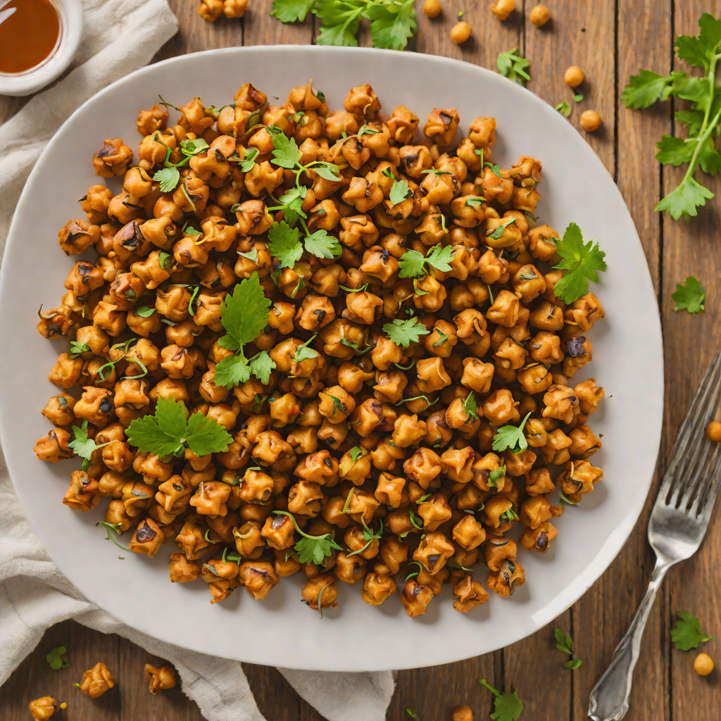 Oven-Roasted Spiced Chickpeas with Garlic and Paprika