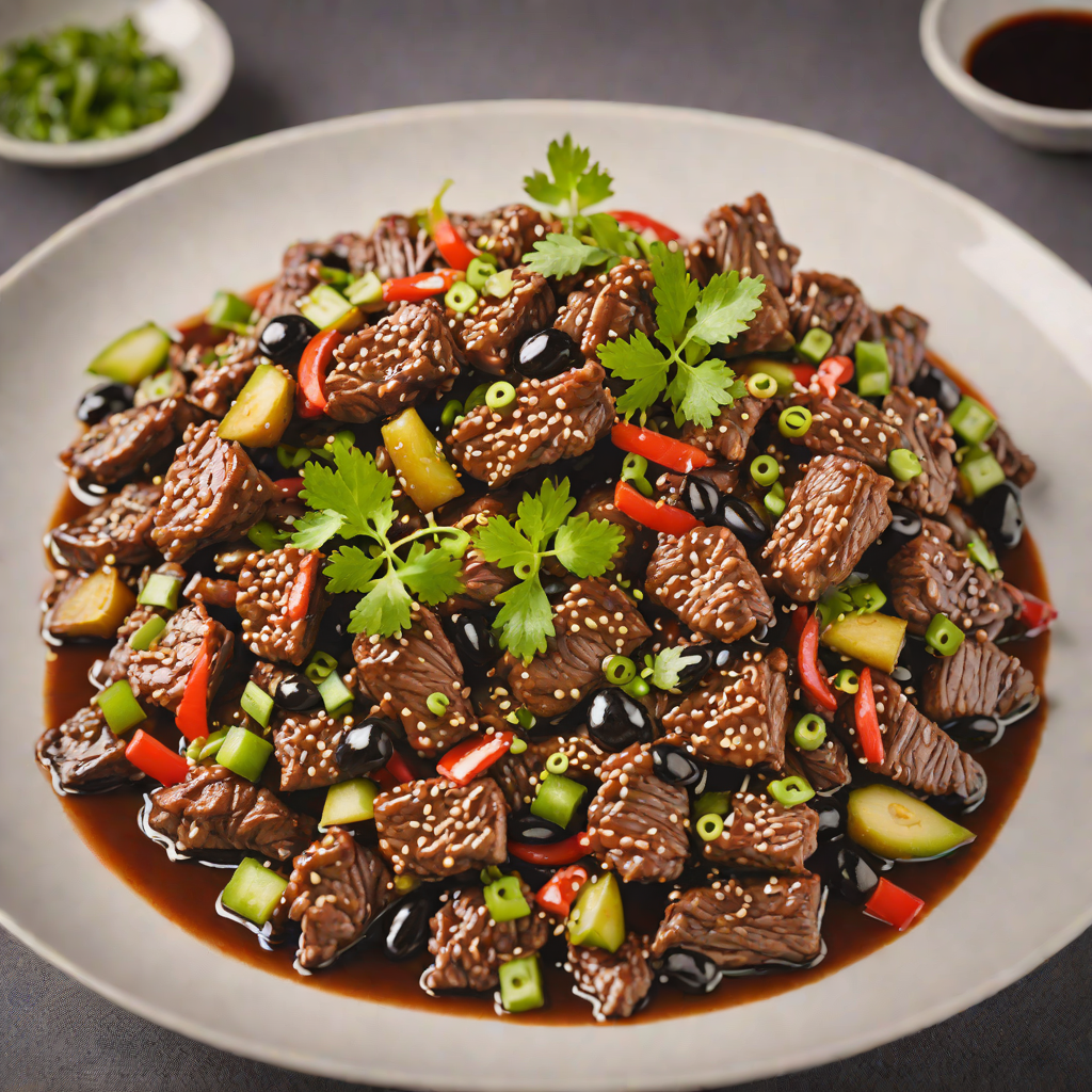 Wok-Fried Cantonese Beef with Black Bean Sauce