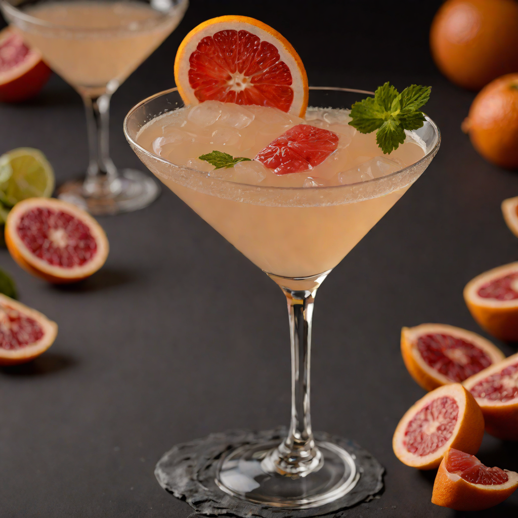 Zesty Grapefruit Mezcal Martini