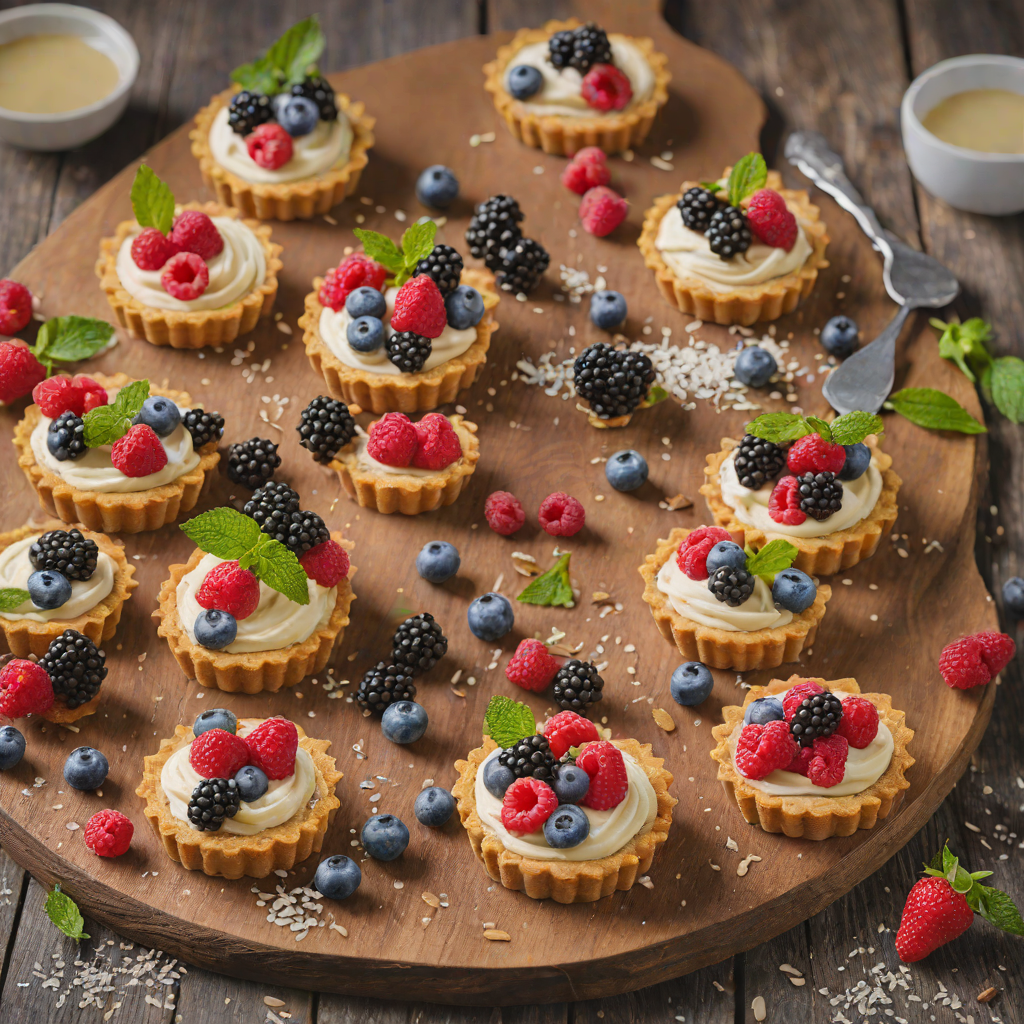Individual Berry Tarts with Almond Cream