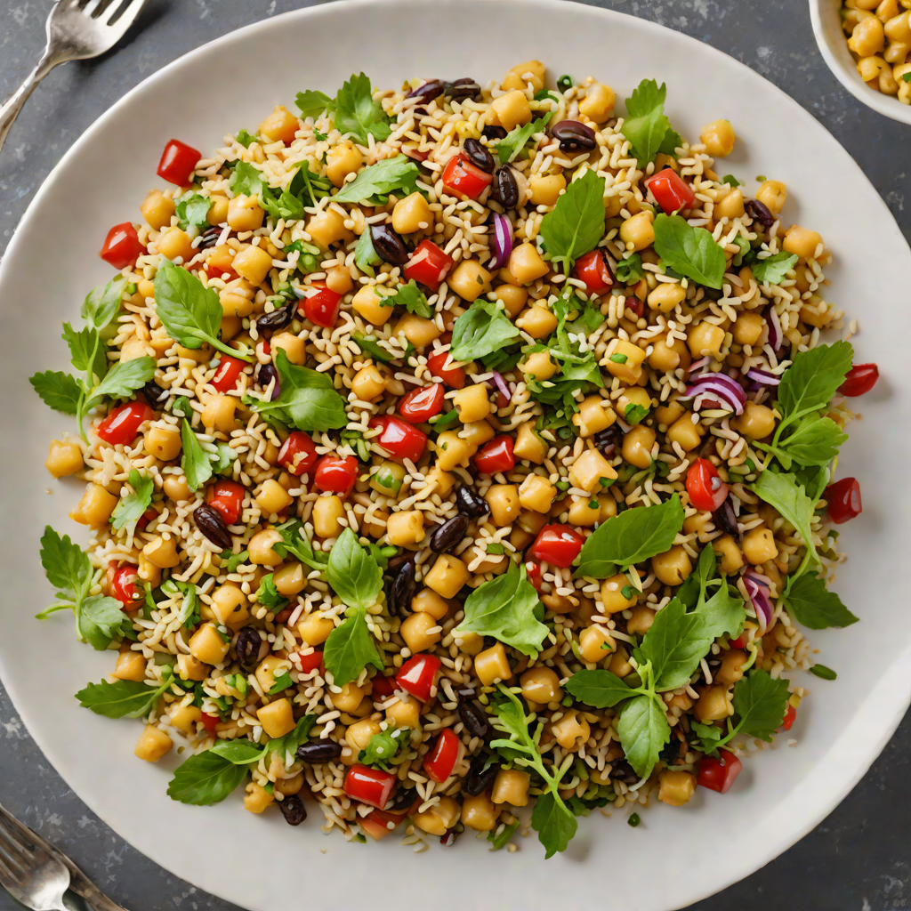 Mediterranean Amazon-Inspired Chickpea and Quinoa Salad