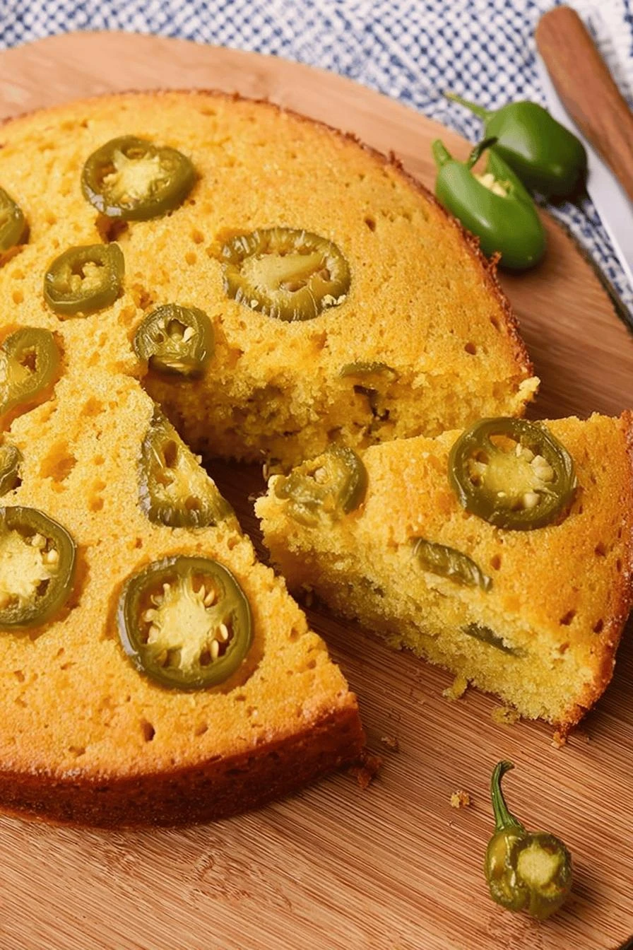Brown Butter Honey Cornbread with Smoked Jalapeño