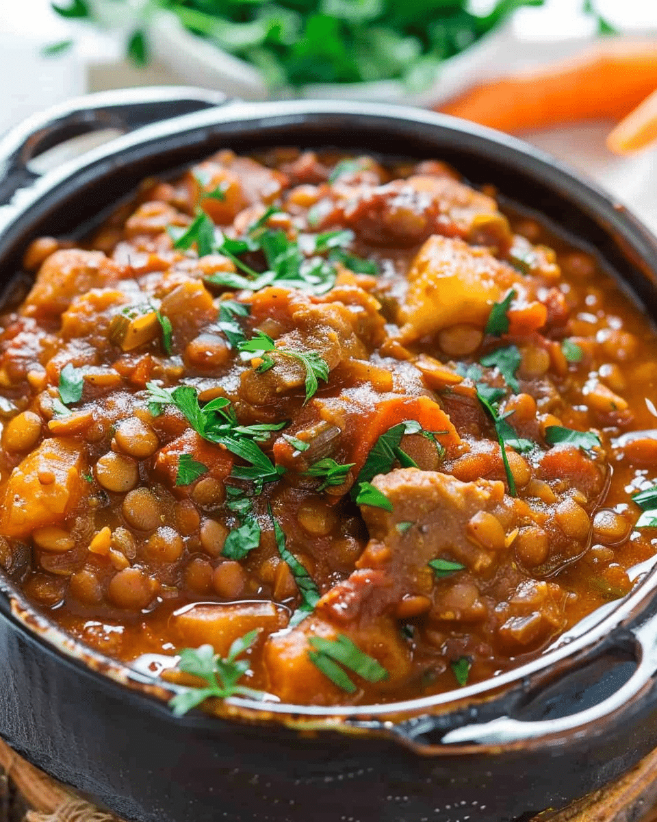 Slow-Cooked Ethiopian Misir Wat Lentil Stew