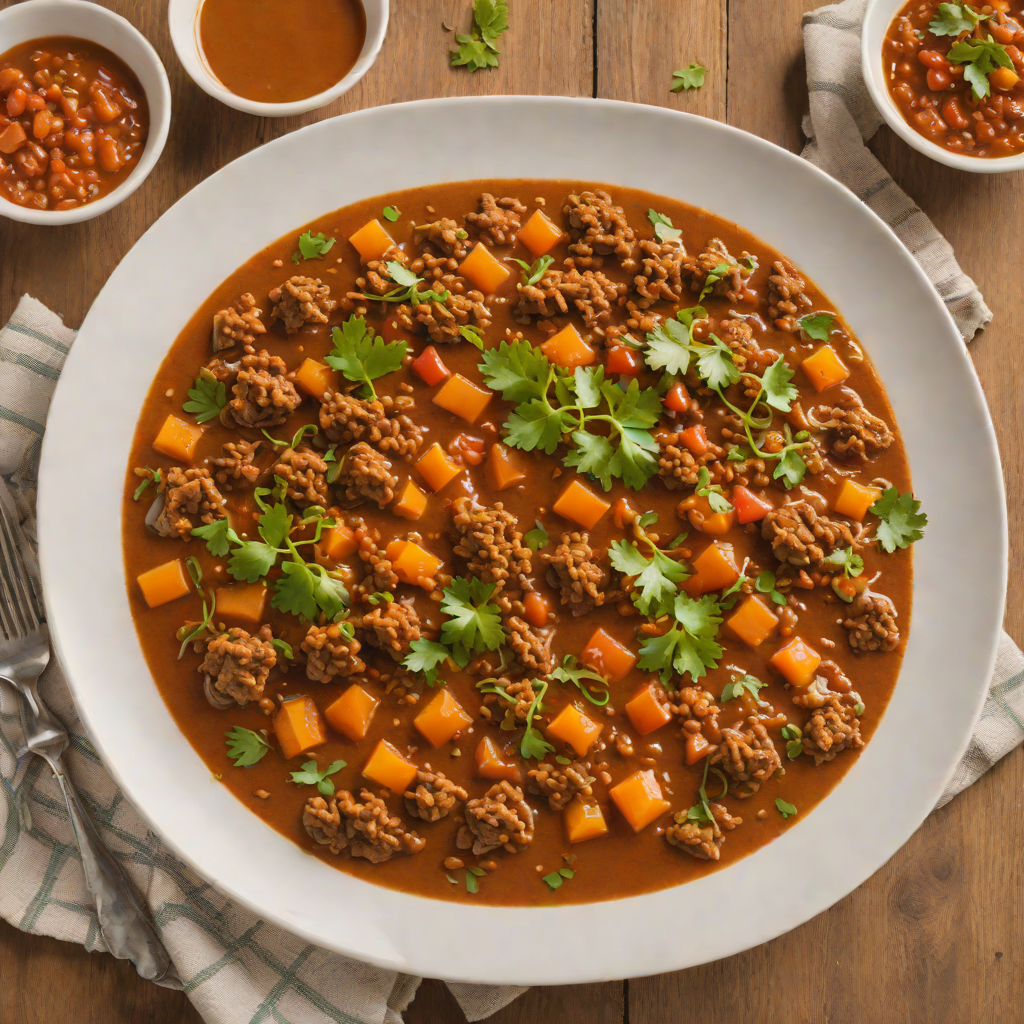 Slow-Simmered Berbere Spiced Zigni Wat with Ground Beef