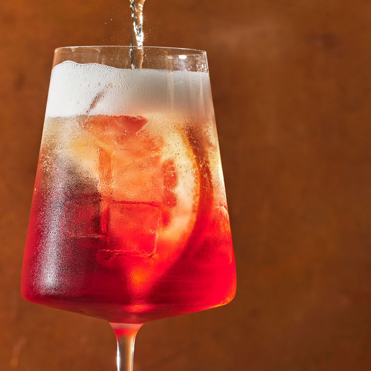 Sparkling Citrus Negroni Fizz