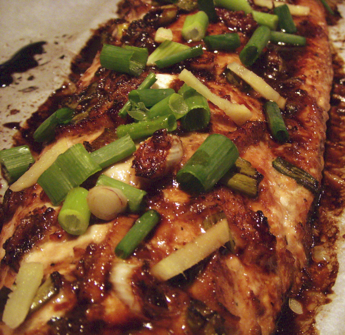 Turmeric-Ginger Baked Salmon with Lemon