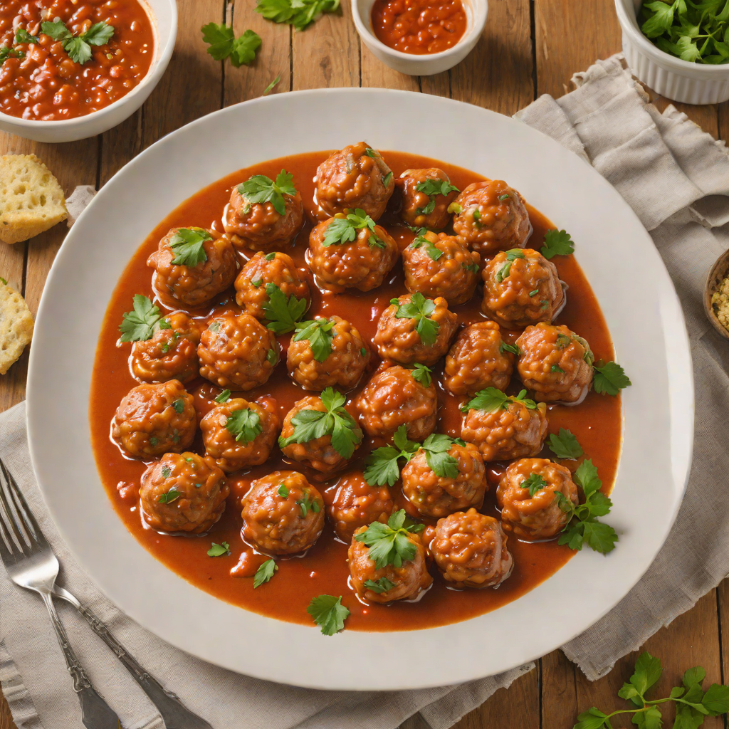 Slow-Simmered Albóndigas in Tomato and Paprika Sauce