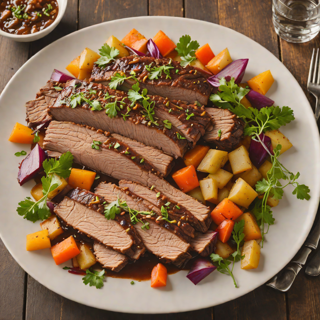 Beer-Braised Brisket with Root Vegetables