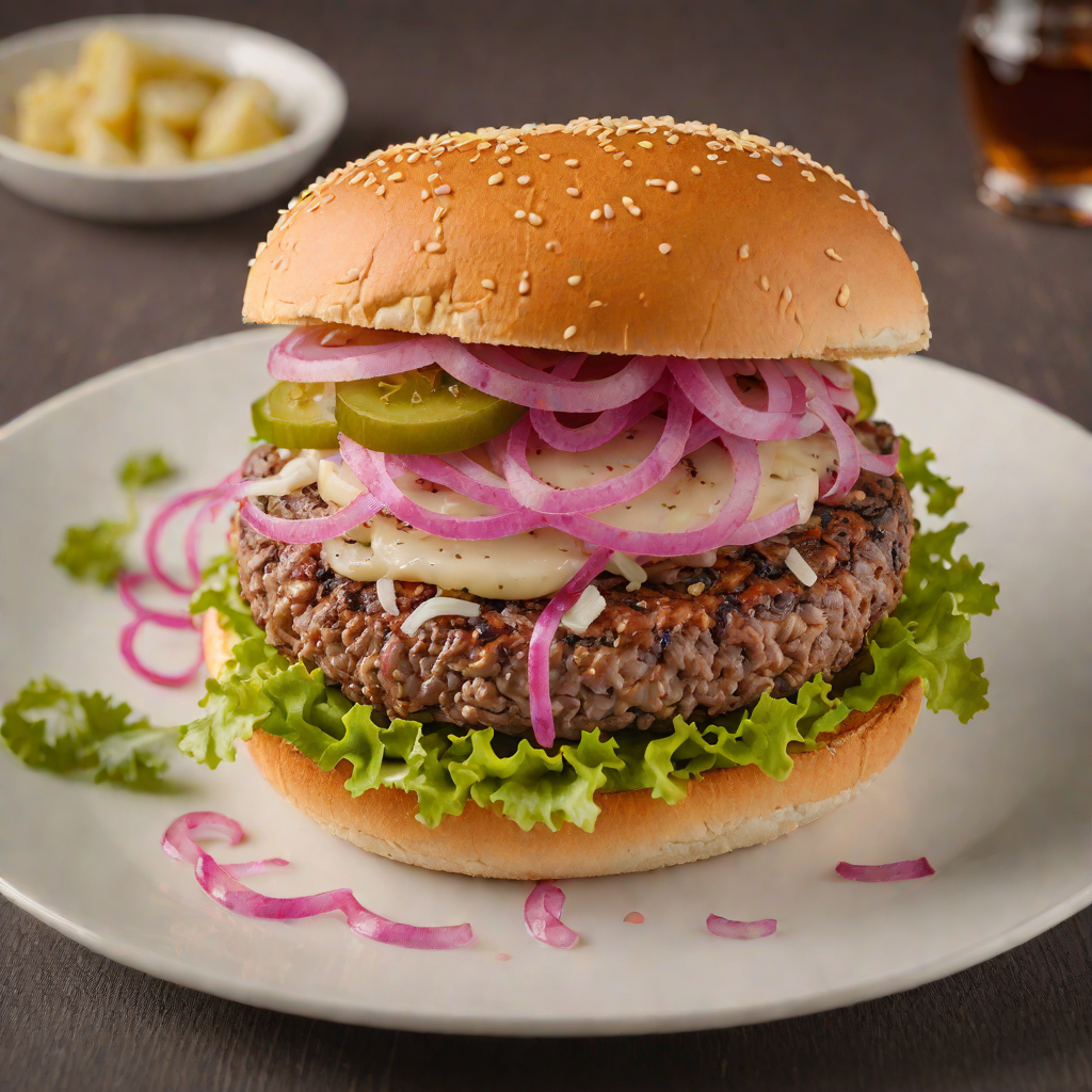 Milwaukee-Style Butter Burger with Pickled Onions