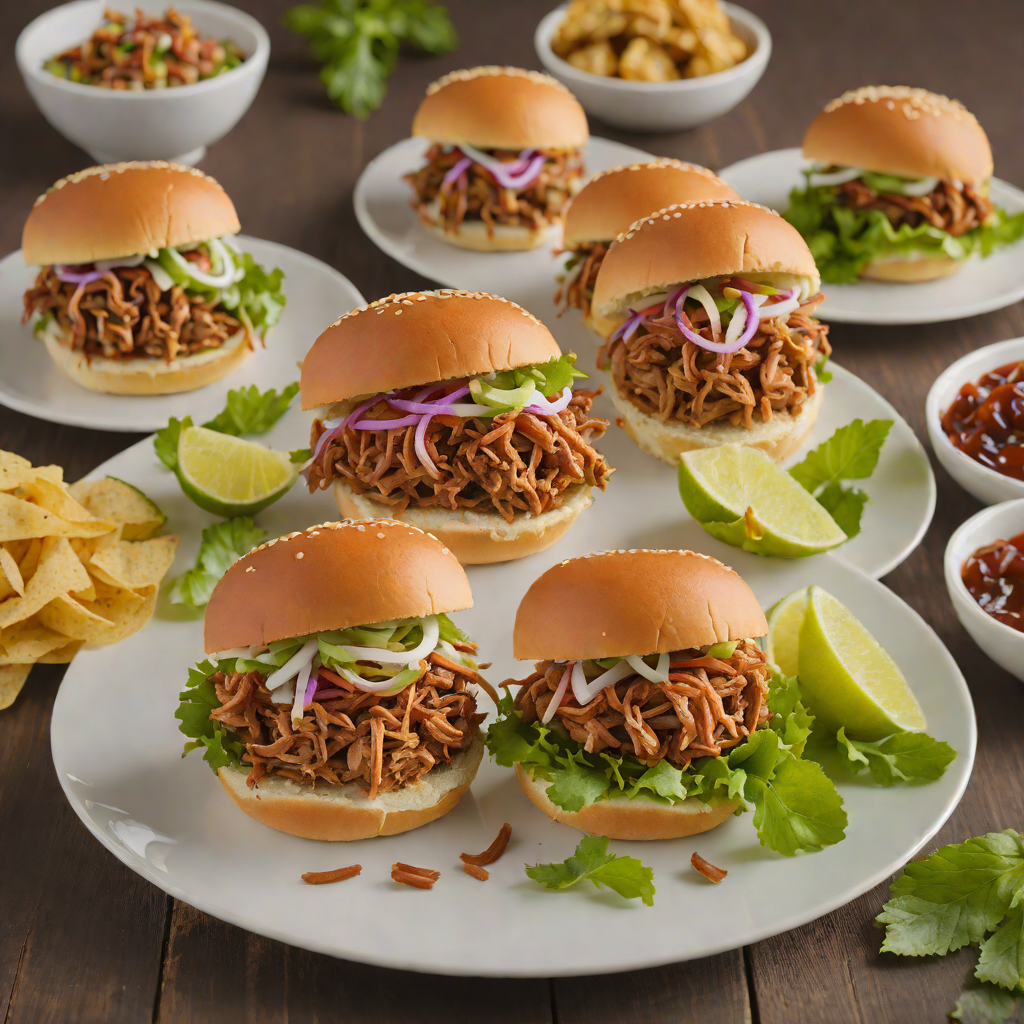 Smoky Tiki Beach BBQ Pulled Pork Sliders
