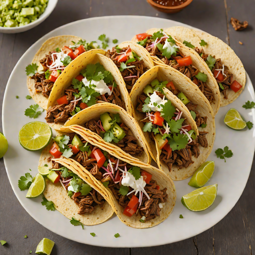 Slow-Simmered Ancho Chile Beef Tacos