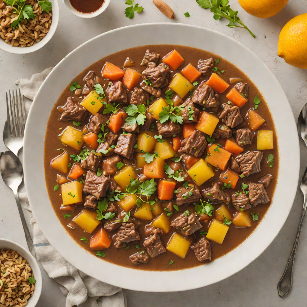 Slow Cooker Citrus-Cardamom Beef Stew
