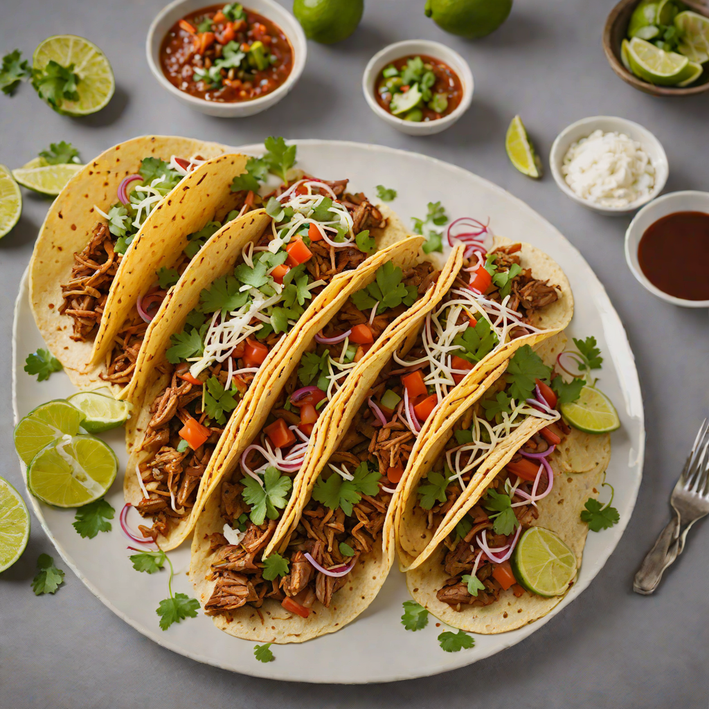 Slow-Cooked Ancho Chile Braised Pork Tacos