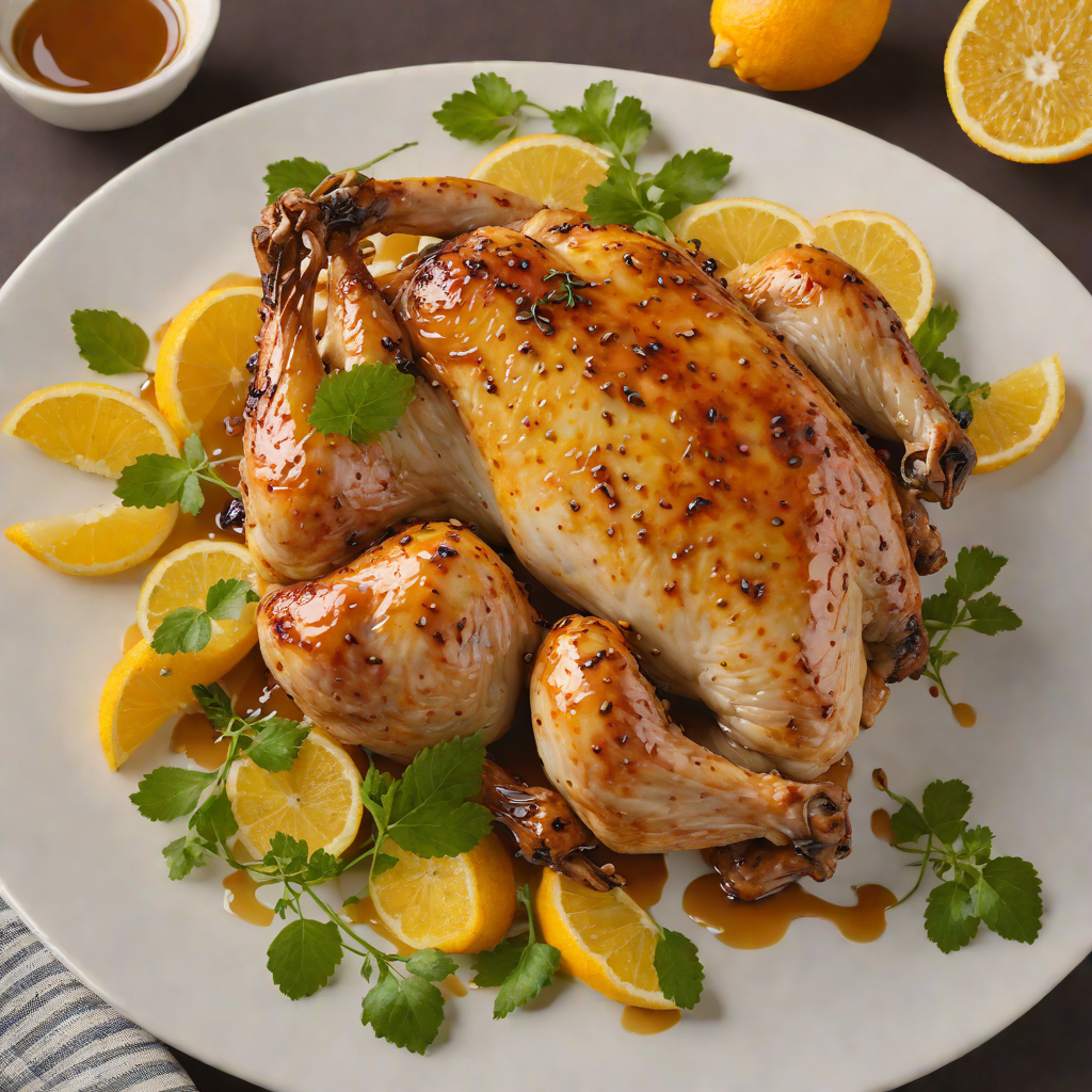Pan-Roasted Chicken with Citrus-Honey Glaze