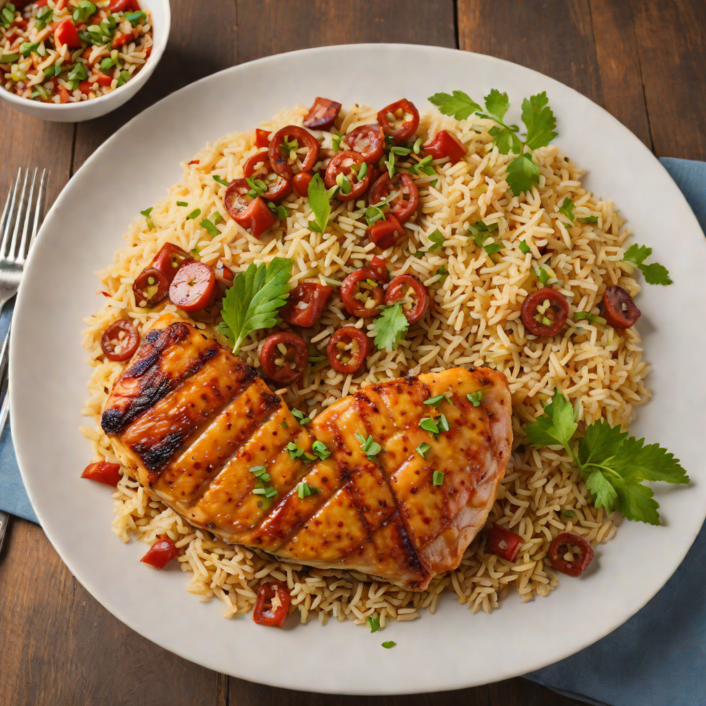 Jazz-Inspired Cajun Chicken with Smoky Andouille Rice