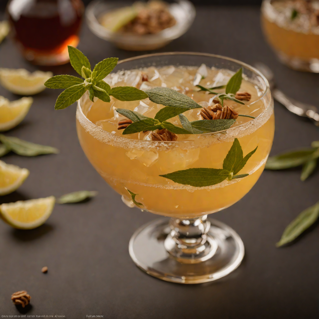 Honey Sage Bourbon Sour