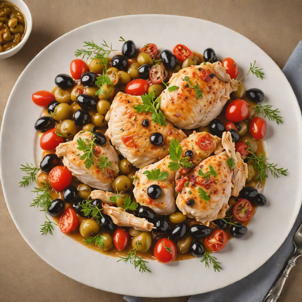 Slow-Cooked Chicken with Olives and Tomatoes
