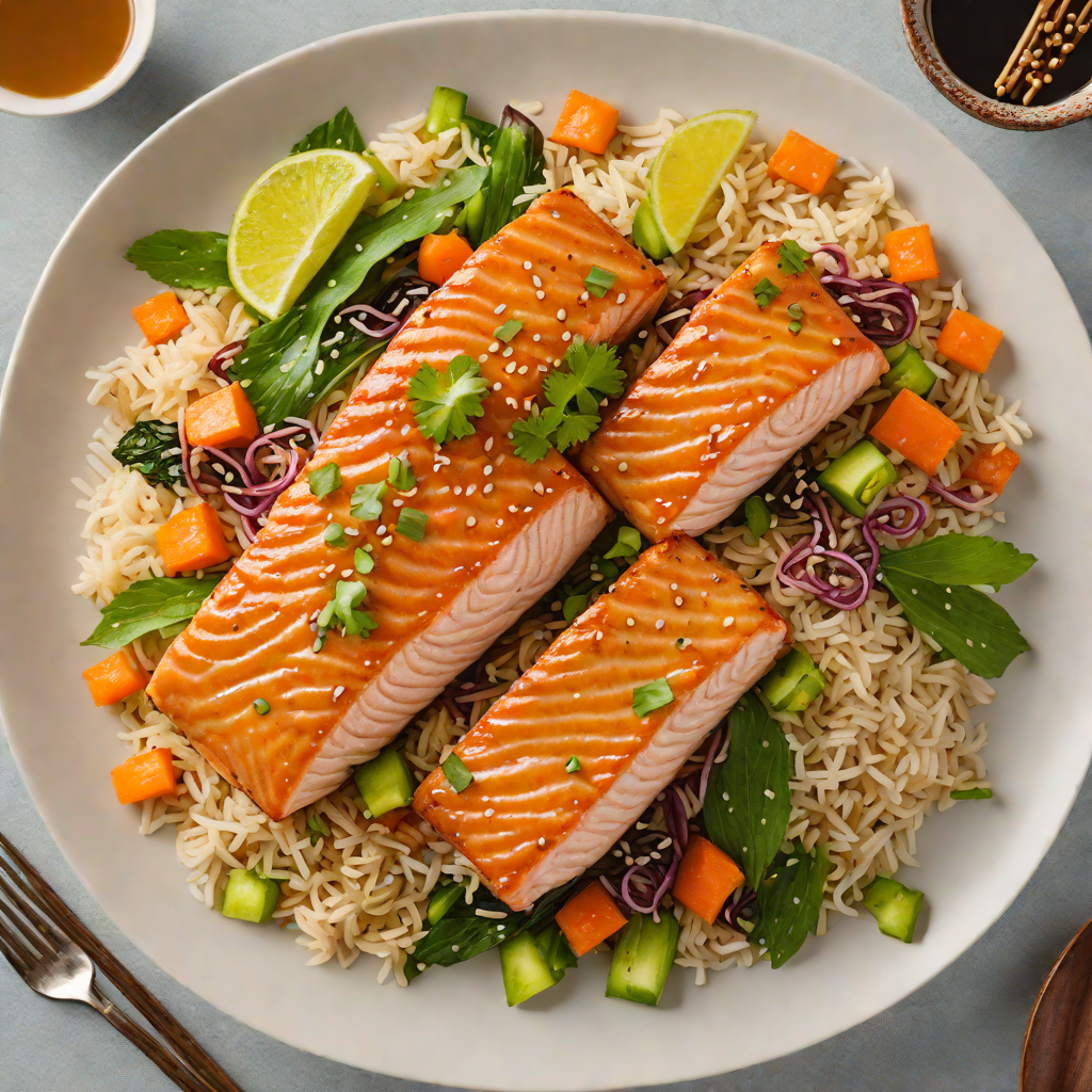 Japanese-Inspired Miso-Glazed Salmon Donburi