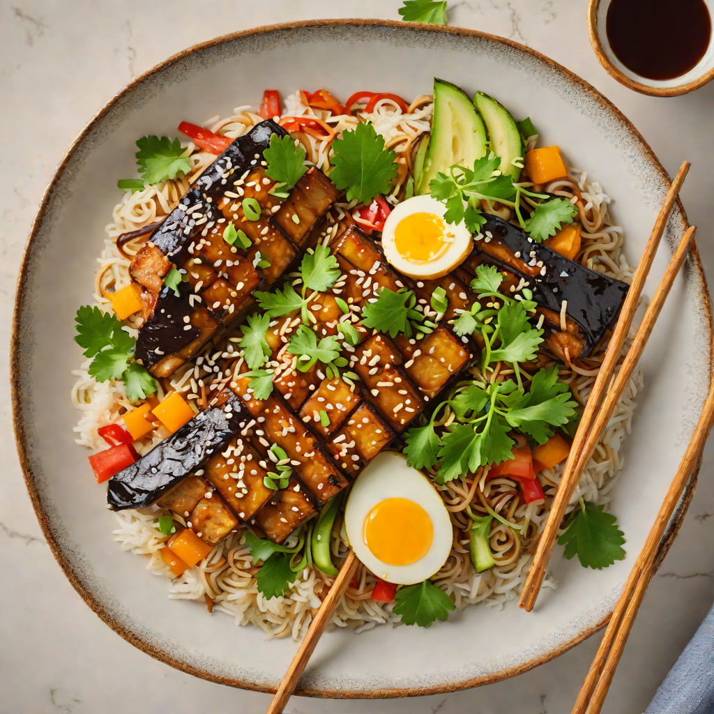 Hidden Veggie Miso Eggplant Donburi